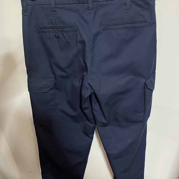 SoftTwill UniFirst Blue Industrial Cargo Pants Sz 32X30 - Picture 4 of 7